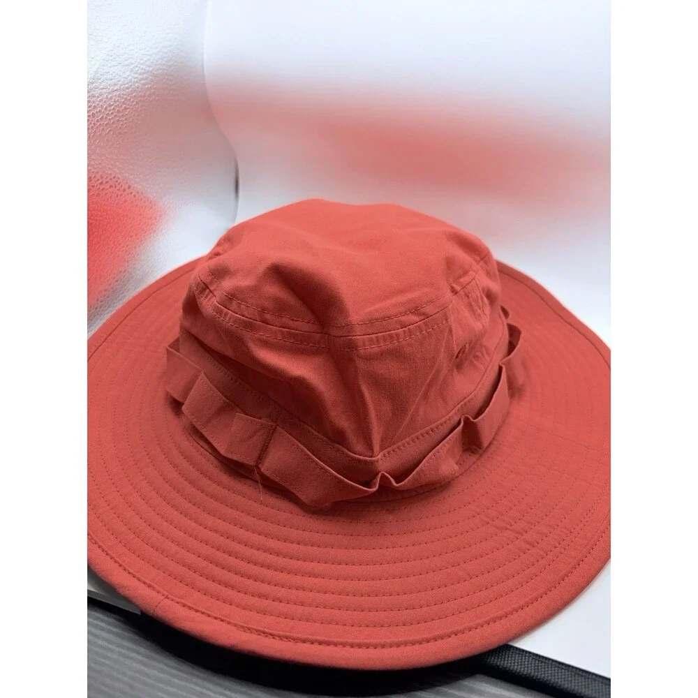 North Face Class V Brimmer Salmon Pink Bucket Hat Wide Brim Booney Unisex Small